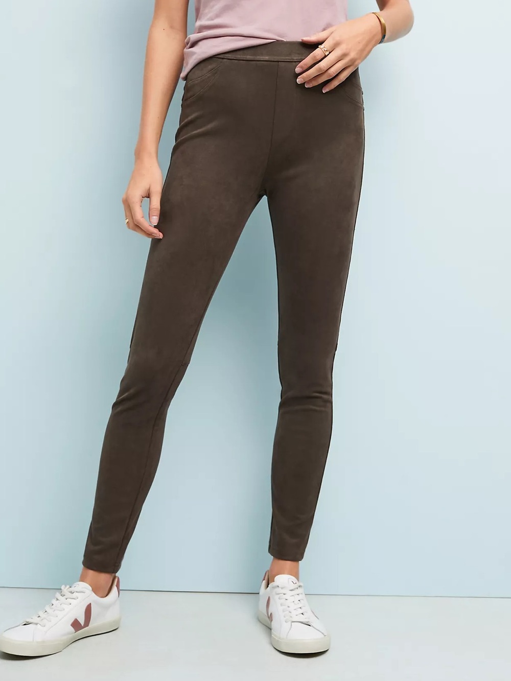 Anthropologie Sanctuary Faux Suede Huma Leggings, XS